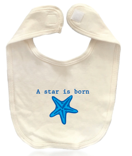 A Star Is Born short sleeve Romper, Bib & Blanket Gift Set
