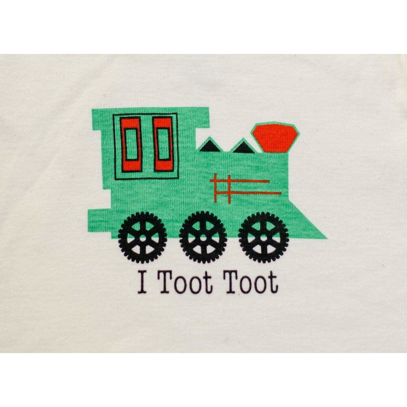 Organic cotton kids t-shirt - Train - Simply Chickie