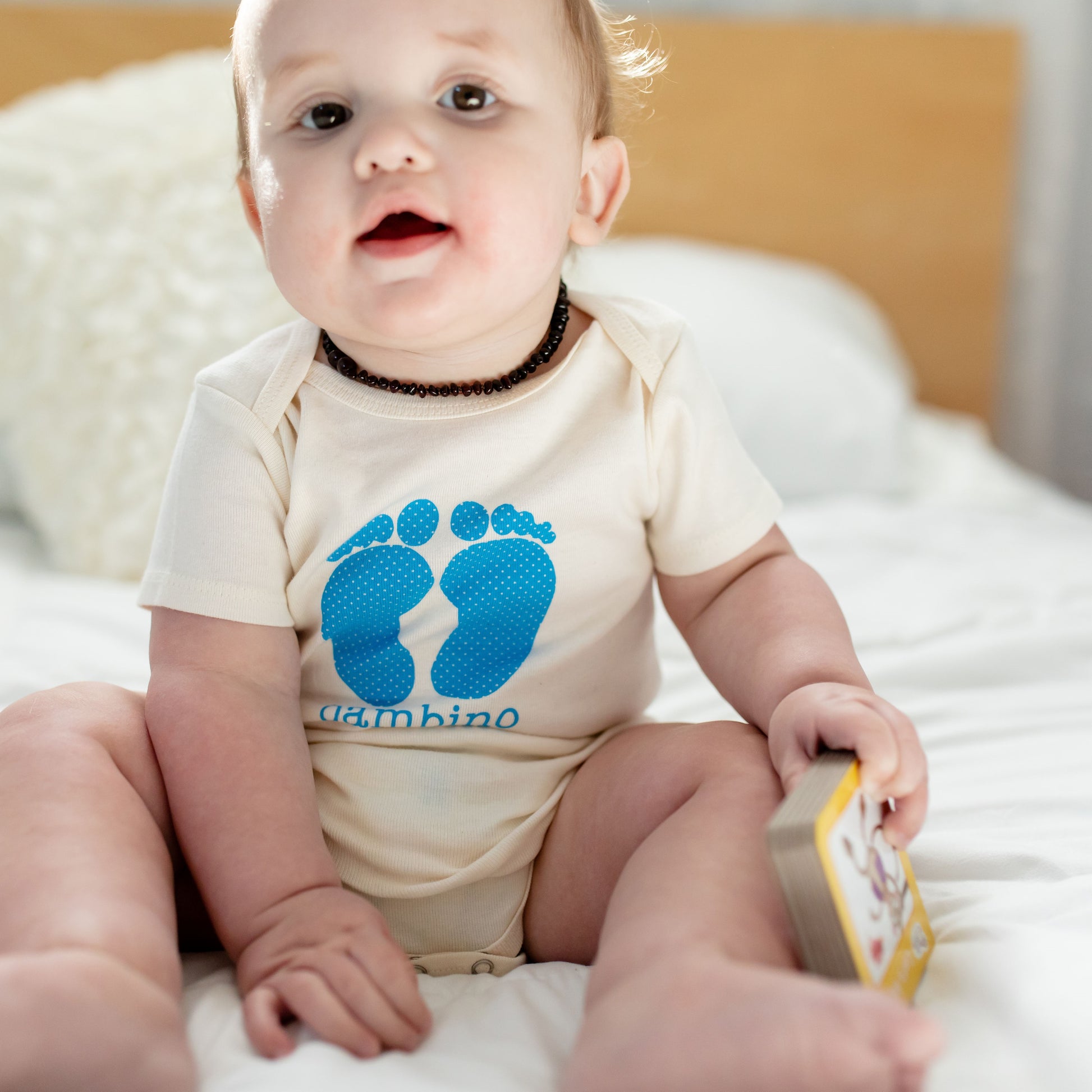 Organic cotton baby onesie - Bambino - Simply Chickie