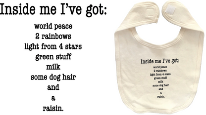 Inside Me Poem Short Sleeve Romper, Hat & Blanket Gift Set