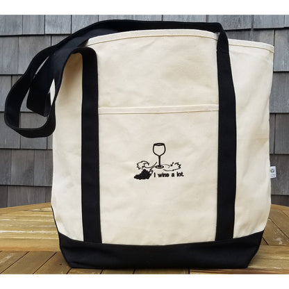 Tote I wine a lot - Simply Chickie