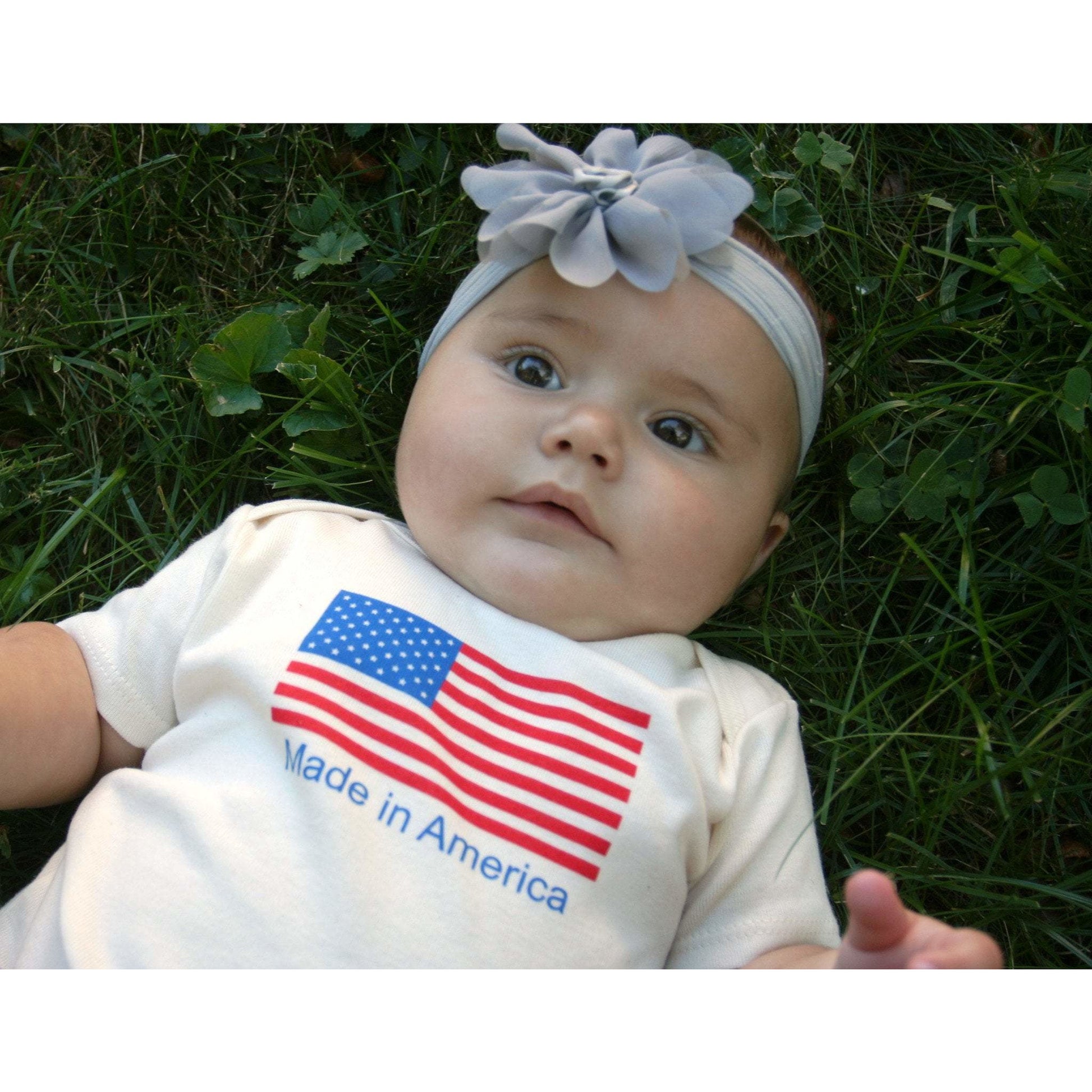 Organic Cotton Baby Onesie - Made in America - Simply Chickie