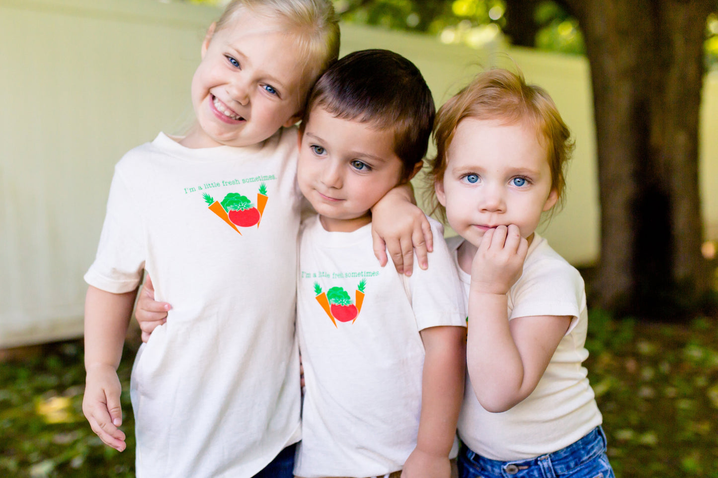 Organic cotton kids t-shirt - Veggie - Simply Chickie