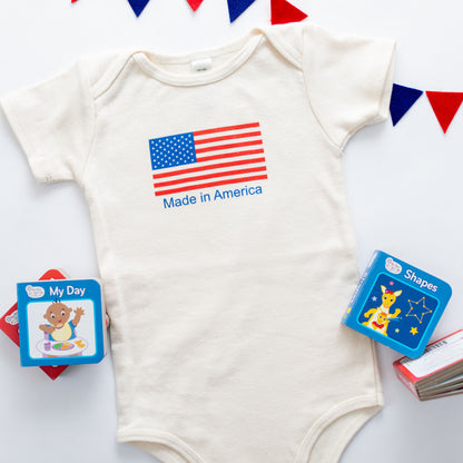 Organic Cotton Baby Onesie - Made in America - Simply Chickie