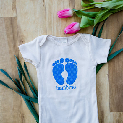 Organic cotton baby onesie - Bambino - Simply Chickie