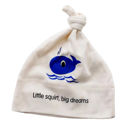 Organic cotton baby hat - Whale - Simply Chickie