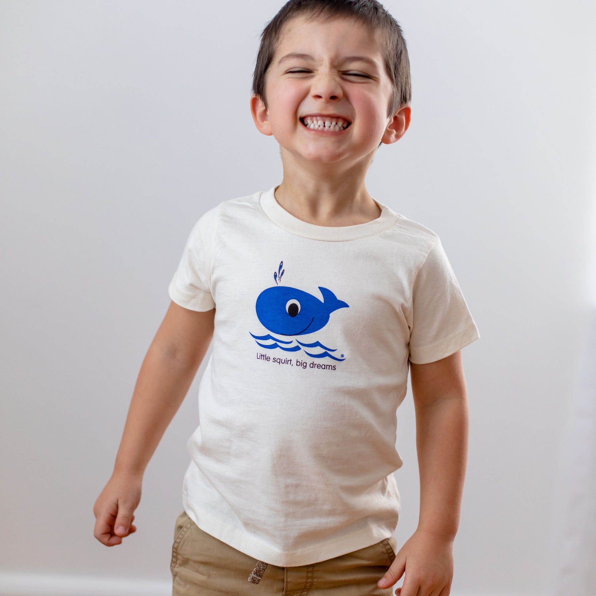 Organic cotton kids t-shirt - Whale - Simply Chickie