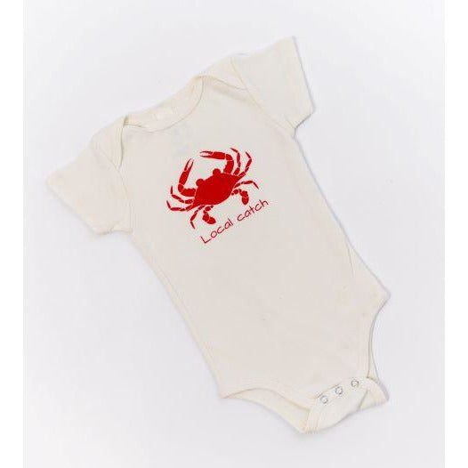 Organic Cotton Baby onesie - Crab - Simply Chickie
