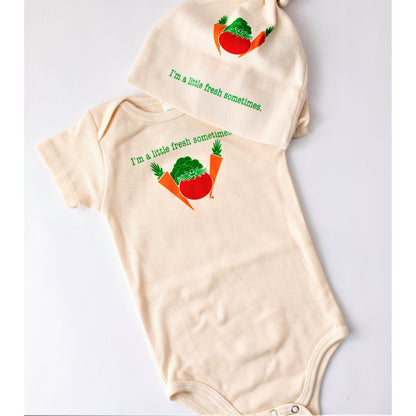 Organic cotton baby gift set - Veggie - Simply Chickie