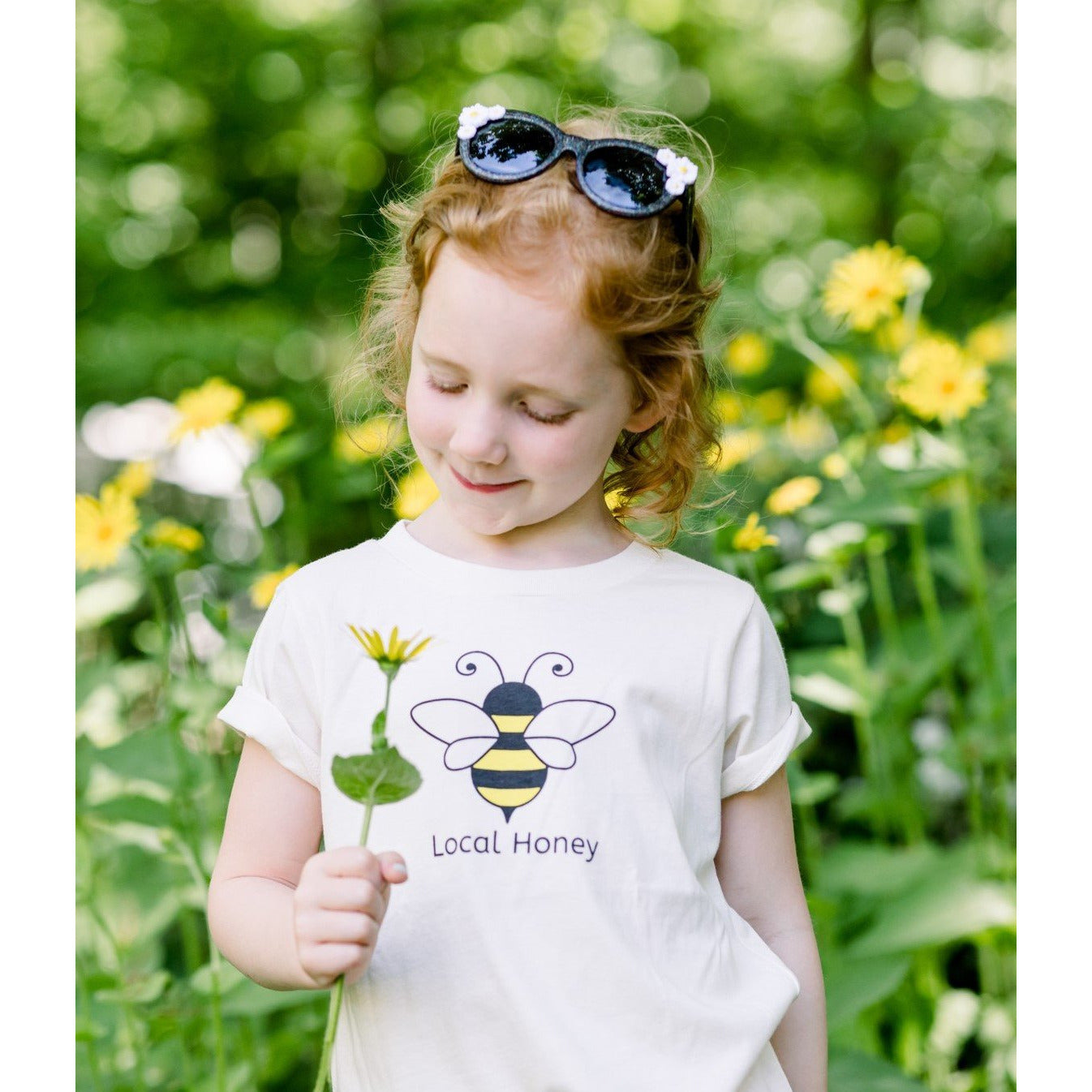 Organic cotton kids t-shirt - HoneyBee - Simply Chickie