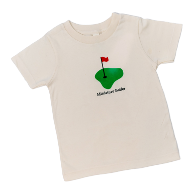 Organic cotton kids t-shirt - Golf - Simply Chickie