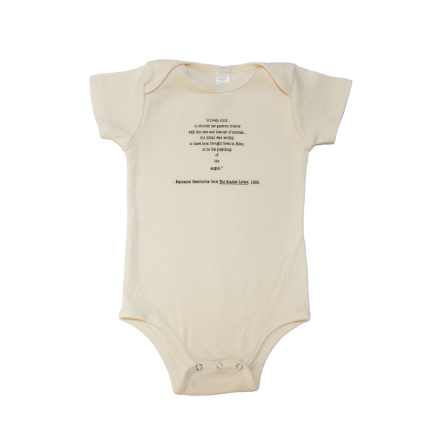 Organic cotton baby onesie - Nathaniel Hawthorne - Simply Chickie