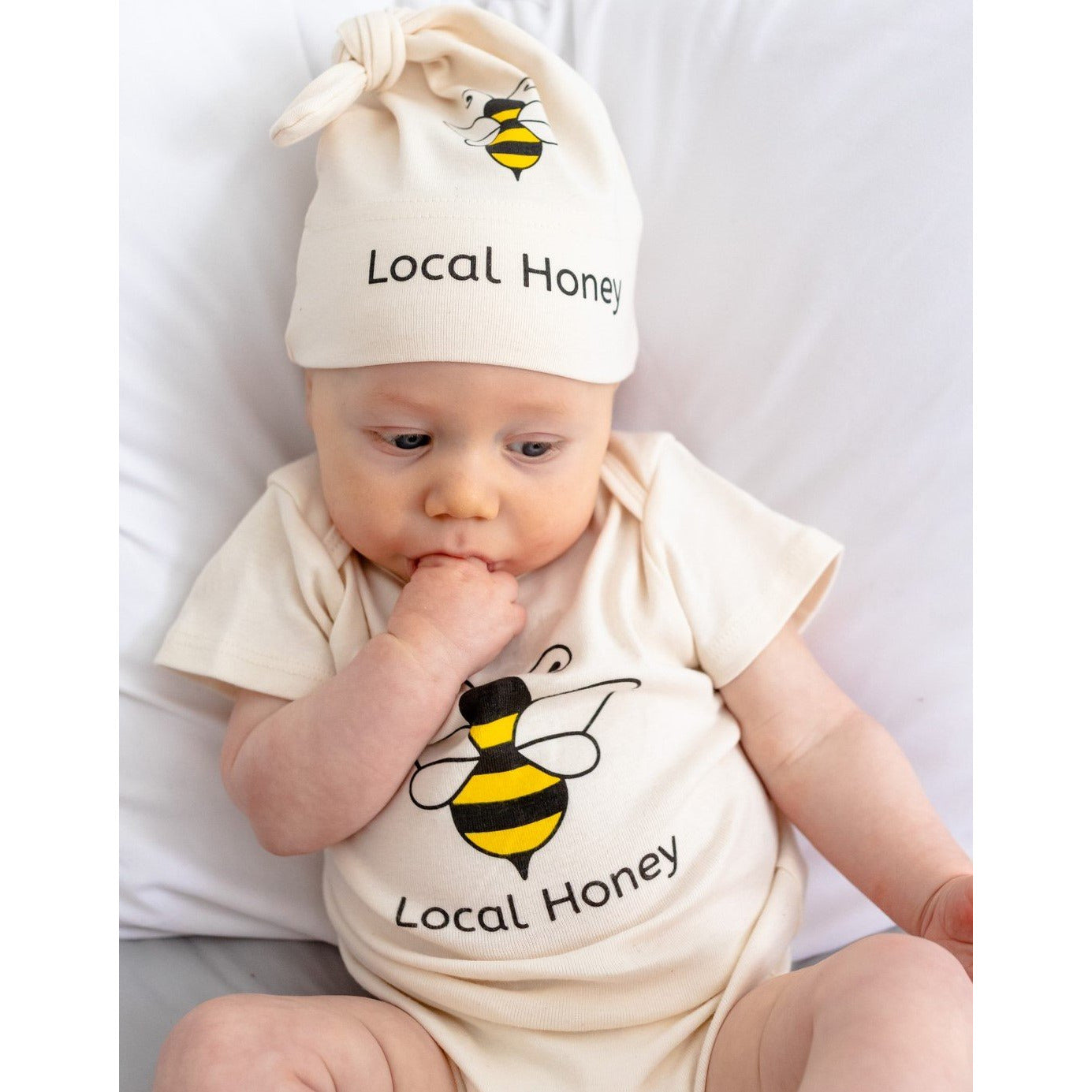 Organic Cotton Baby Gift Set - Honeybee - Simply Chickie