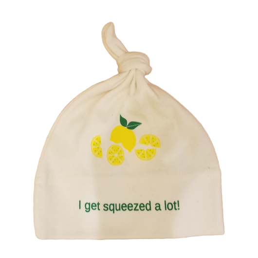 Organic cotton baby hat - Lemon - Simply Chickie