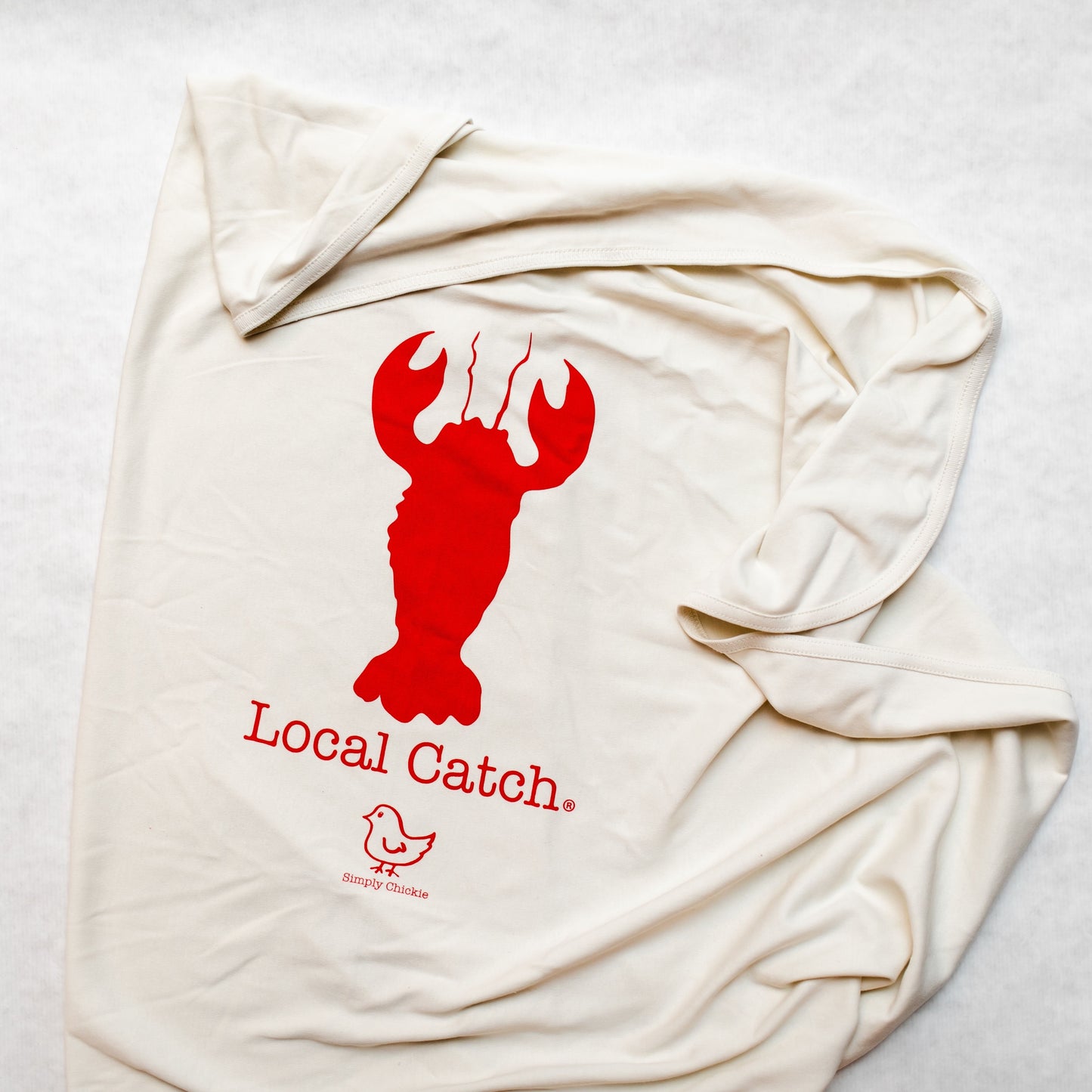 Organic Cotton Baby Blanket - Lobster - Simply Chickie