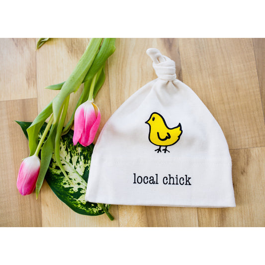 Organic cotton baby hat - Yellow Chick - Simply Chickie