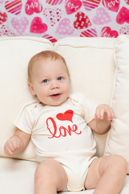 Organic Cotton Baby Gift Set - Love short sleeve - Simply Chickie