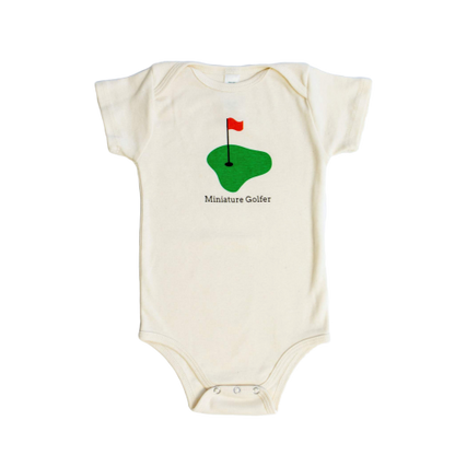 Organic cotton baby onesie - Golf - Simply Chickie