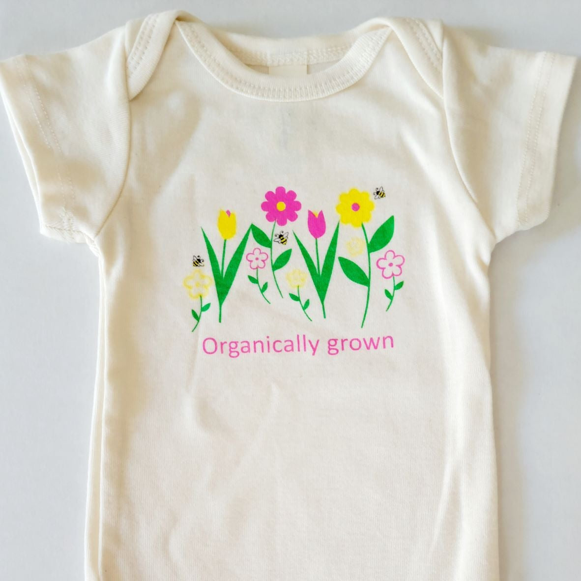 Organically Grown Organic cotton baby onesie - Simply Chickie