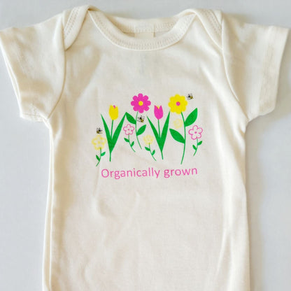 Organically Grown Organic cotton baby onesie - Simply Chickie
