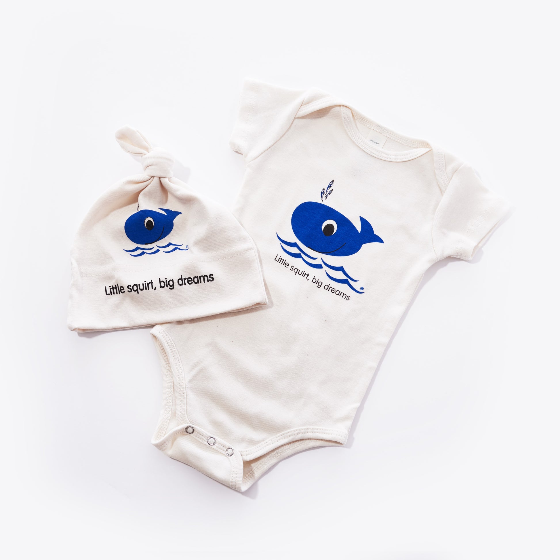 Organic cotton baby gift set - Whale - Simply Chickie