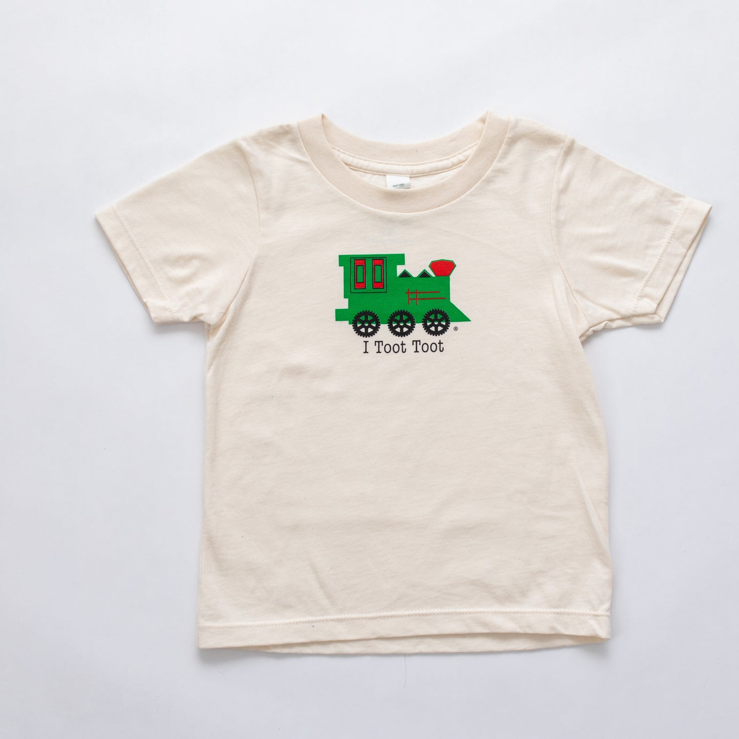 Organic cotton kids t-shirt - Train - Simply Chickie